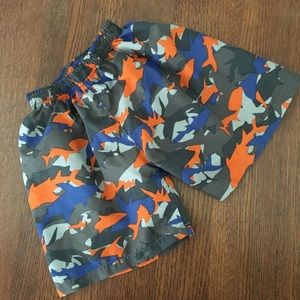 🧡 Shark Swim Trunks